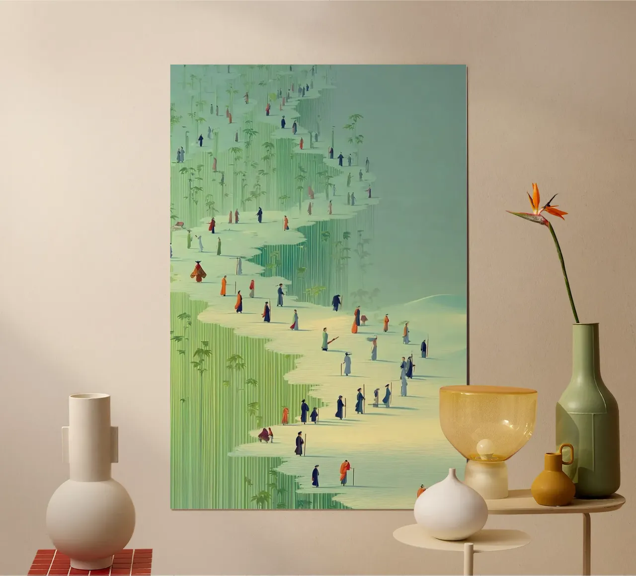 the  pilgrim strip poster con telaio in plastica da carsa