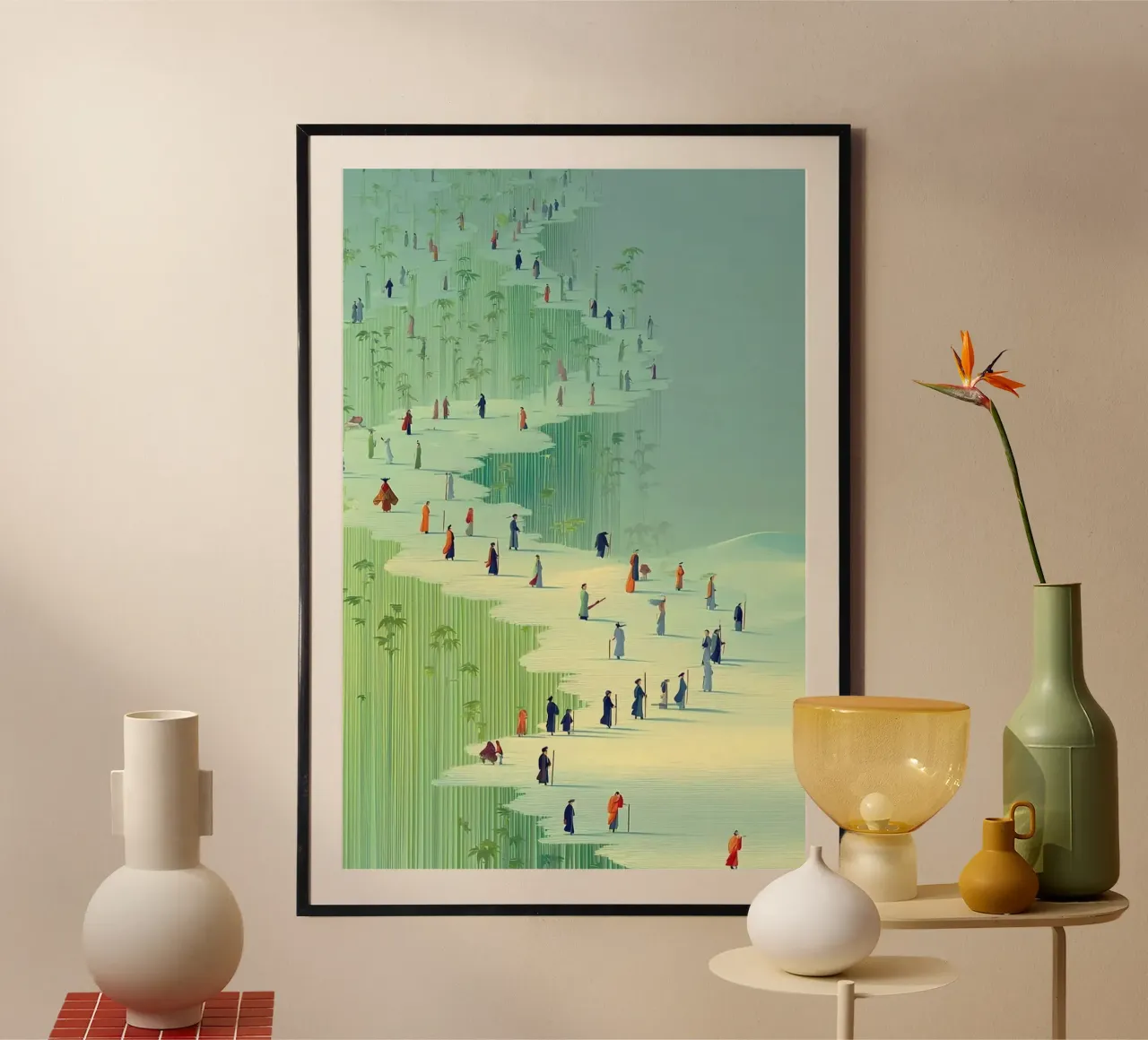 the  pilgrim strip poster con telaio in plastica da carsa