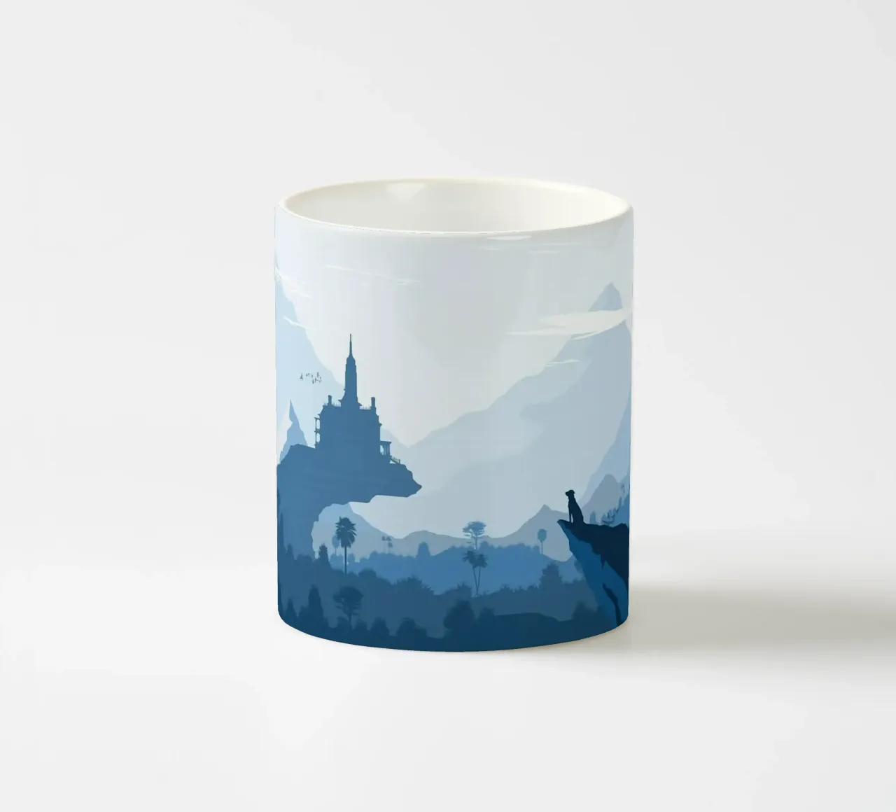 viewing the nature tazza in ceramica da lifeline