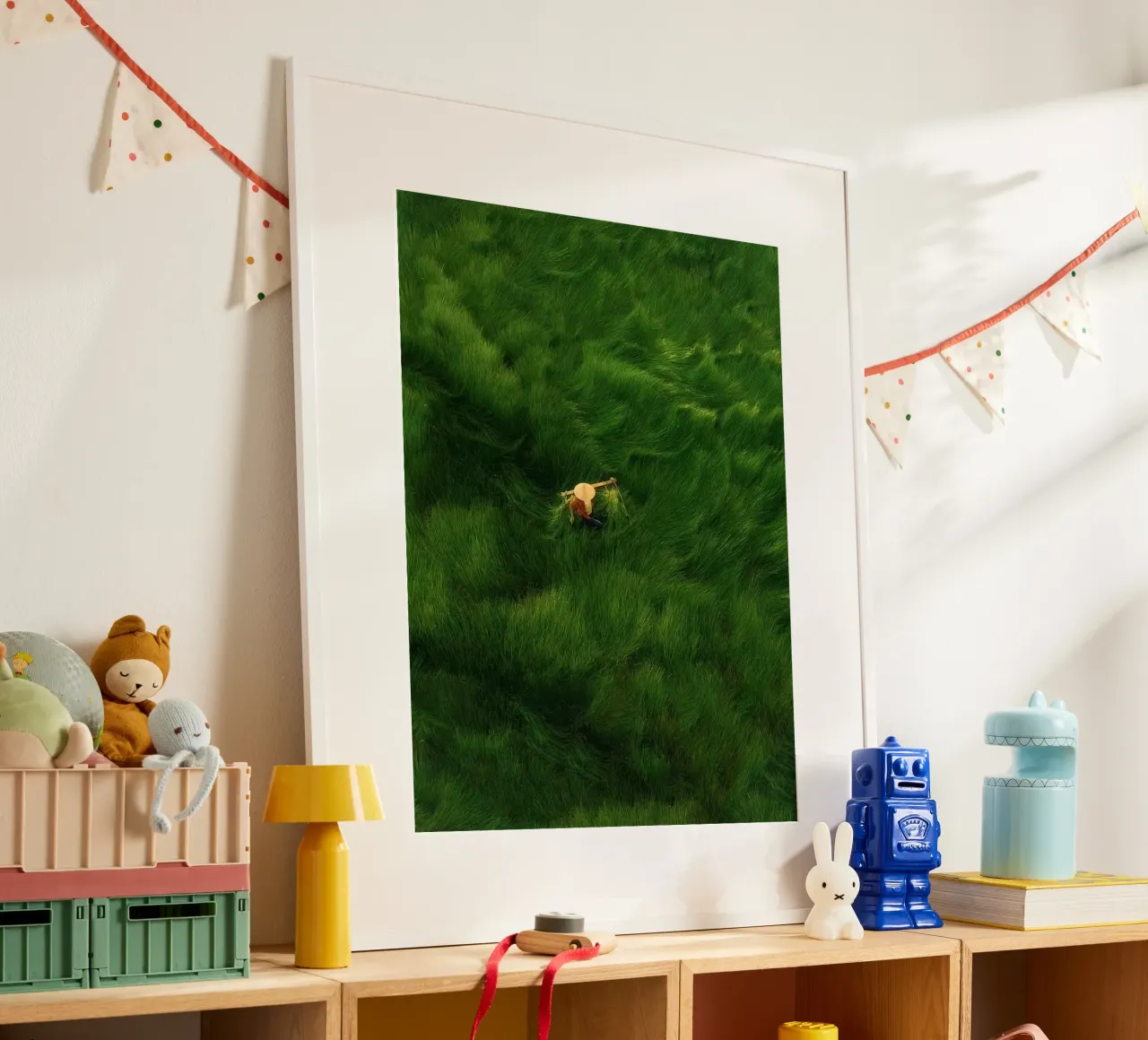 single farm poster con telaio in legno da carsa