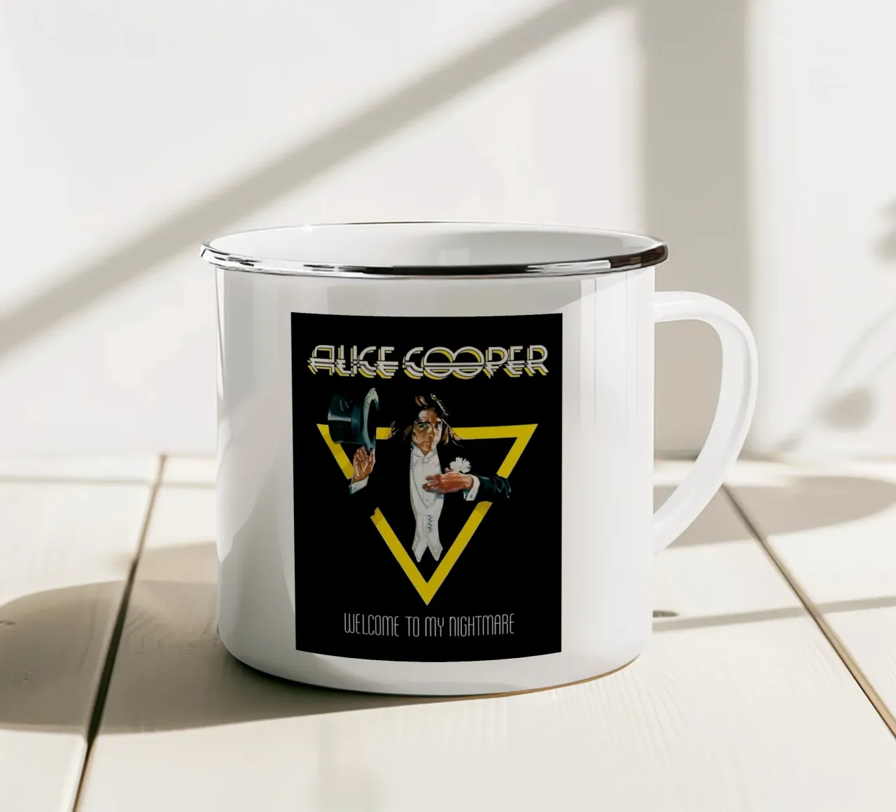 Alice Cooper tazza in smalto da Musadad Shop