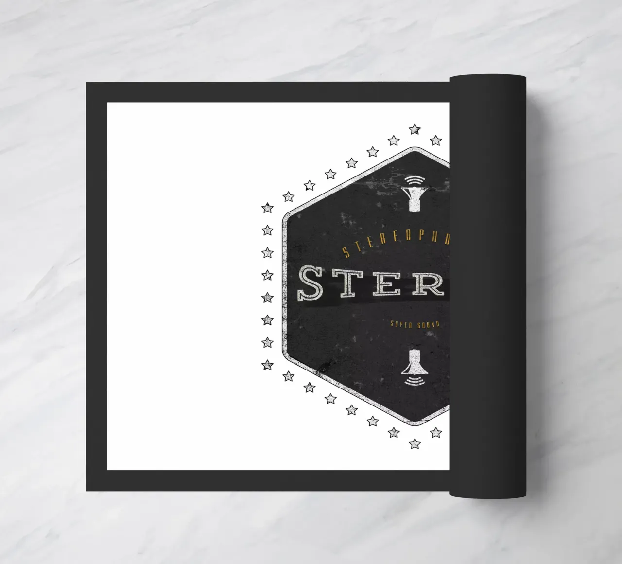 Stereo Super Sound zerbino da Black Sign Artwork