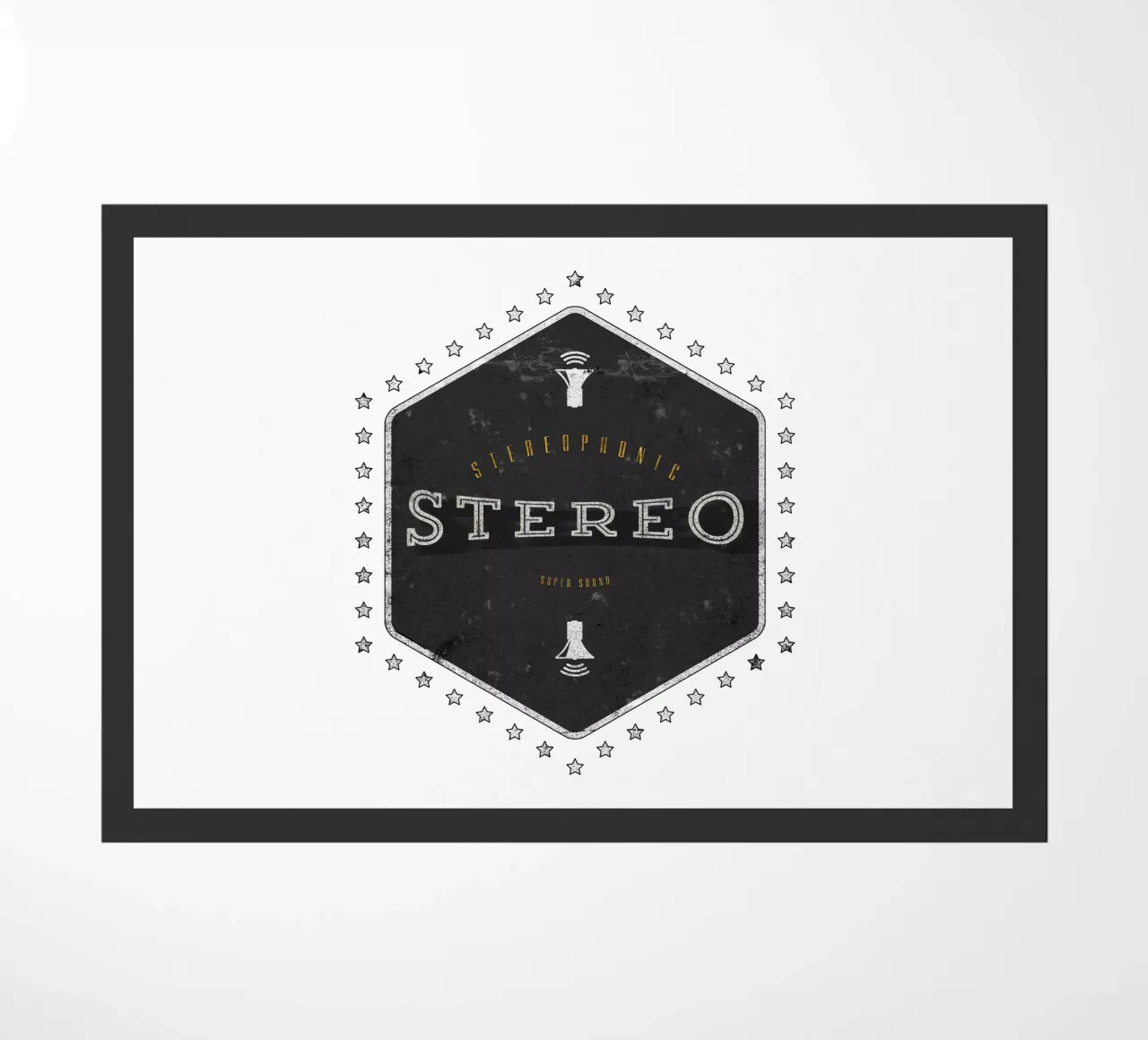 Stereo Super Sound zerbino da Black Sign Artwork