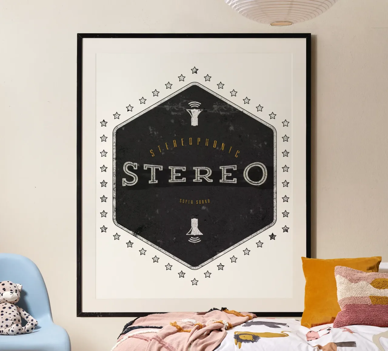 Stereo Super Sound poster da Black Sign Artwork