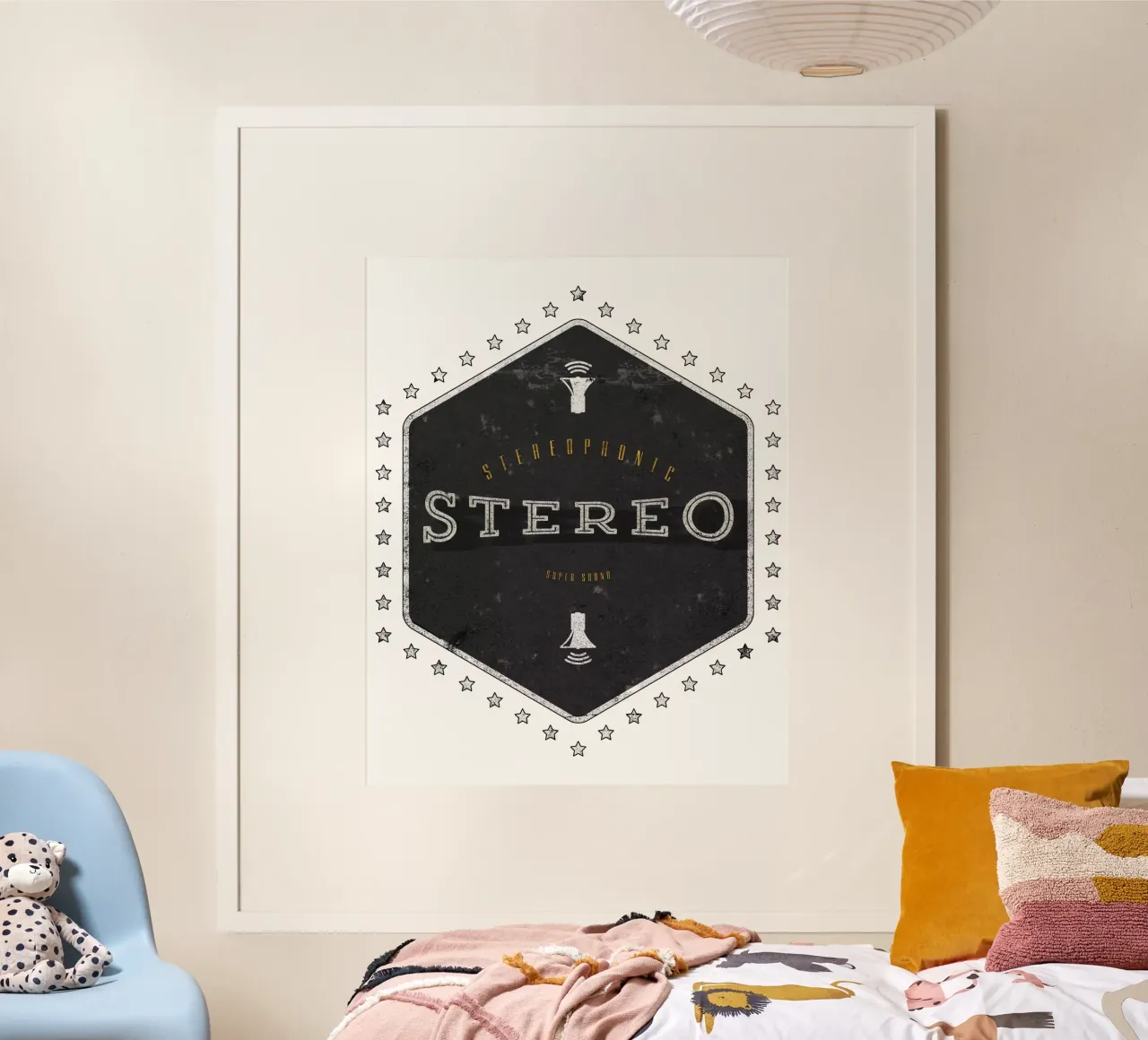 Stereo Super Sound poster da Black Sign Artwork