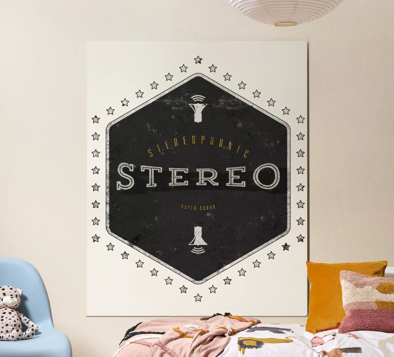 Stereo Super Sound poster da Black Sign Artwork