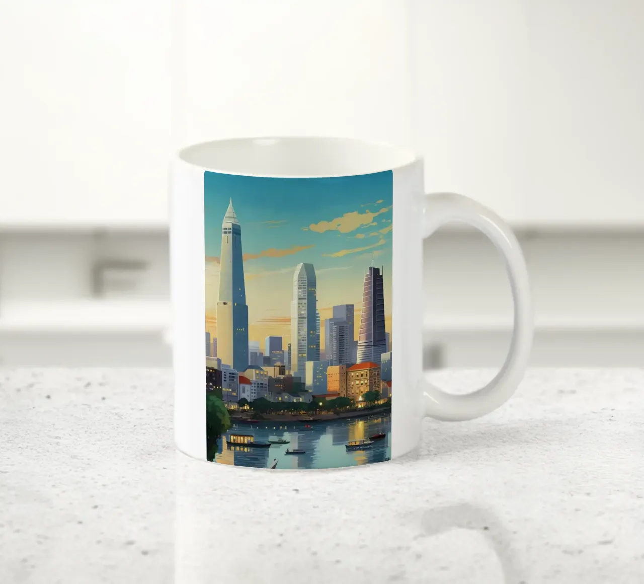 building to sky tazza in ceramica da lifeline