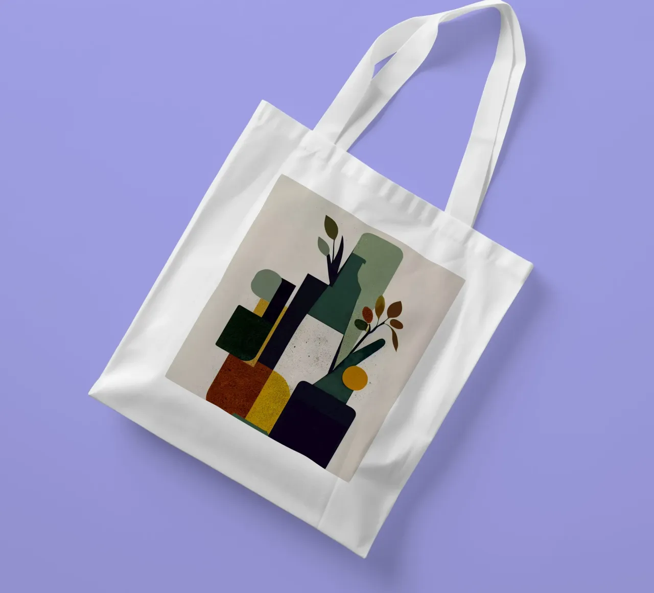 Still Life With Bottle borsa in juta da treechild