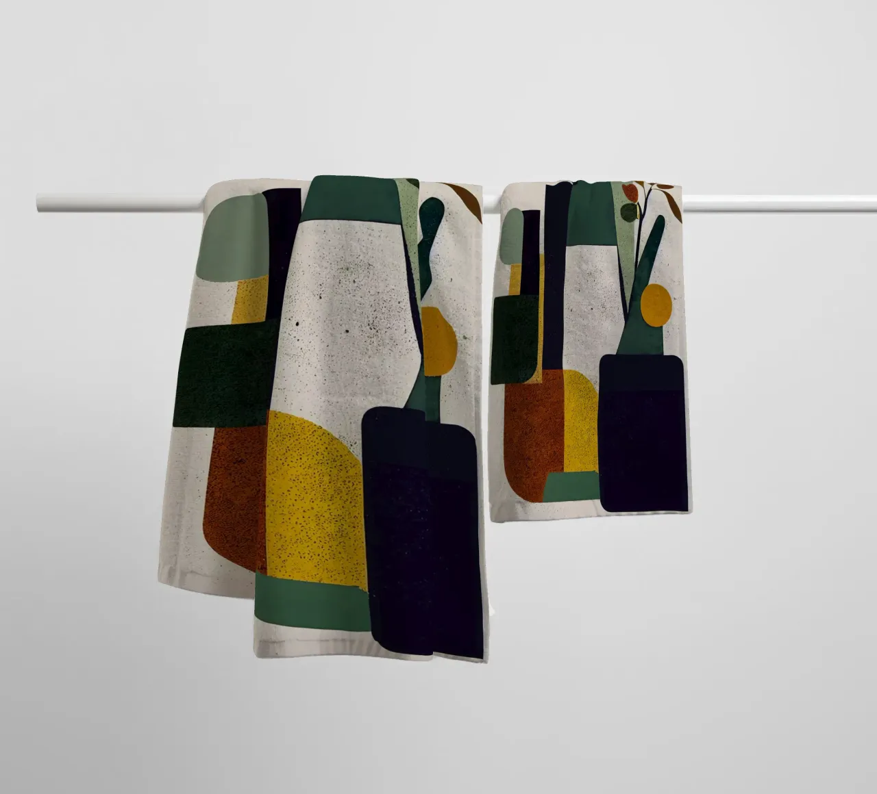 Still Life With Bottle asciugamano da bagno da treechild