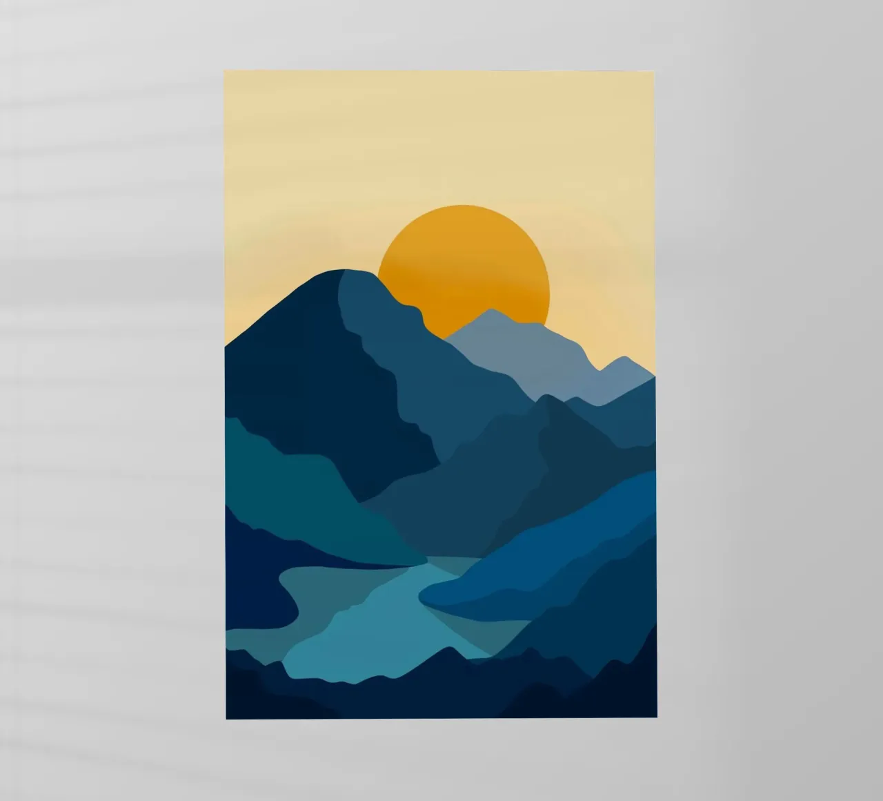 nature with layers mountain pellicola backlit da lifeline