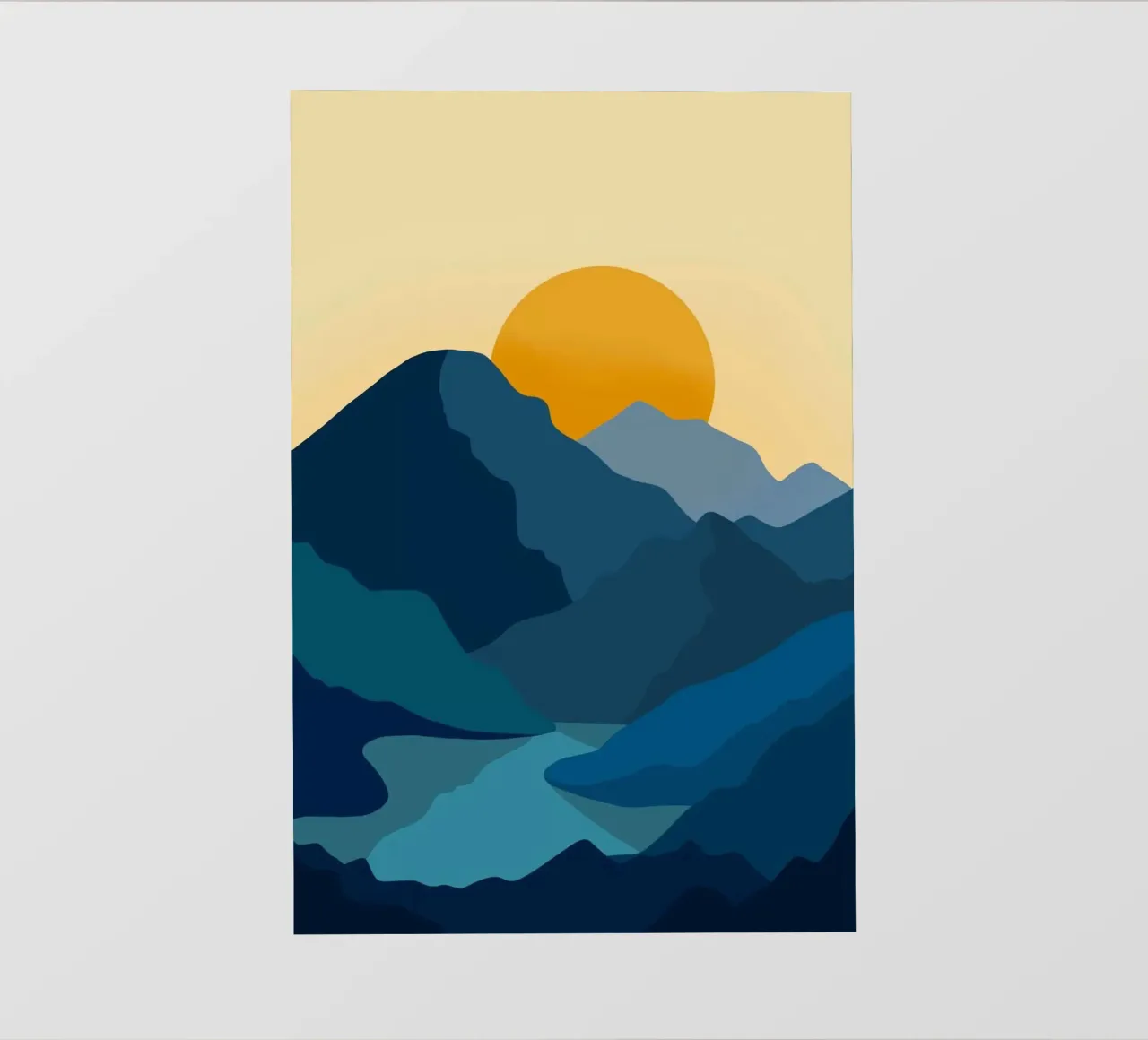 nature with layers mountain telo in pvc da lifeline