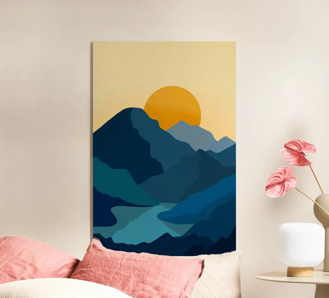 nature with layers mountain plexiglass da lifeline