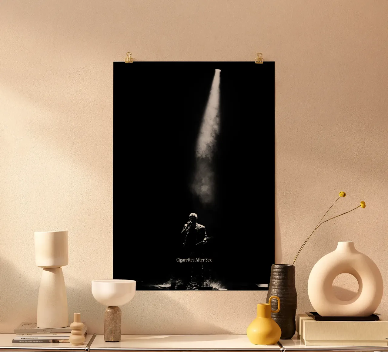 Sigarette dopo il sesso poster con telaio in plastica da shiners