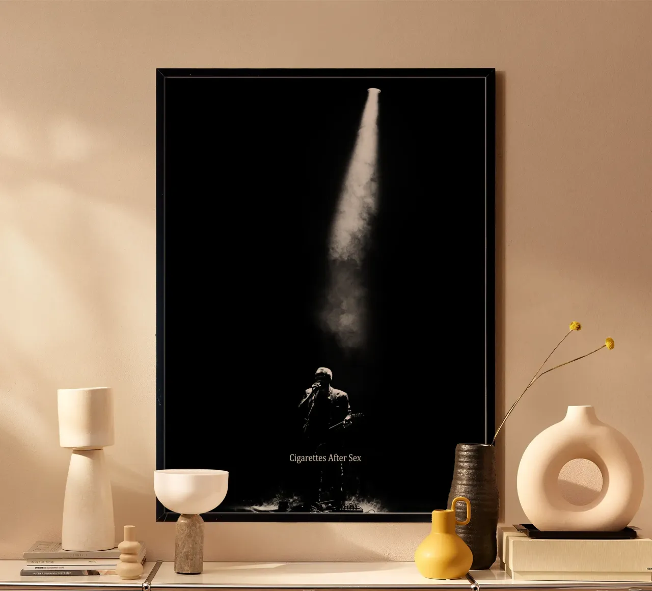 Sigarette dopo il sesso poster con telaio in plastica da shiners