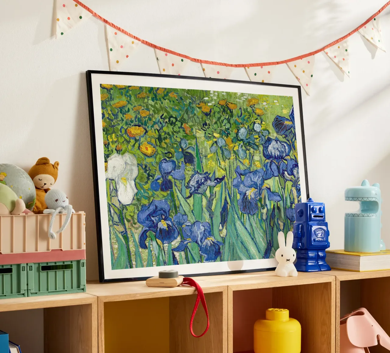 Iris ll poster con telaio in plastica da Christopher Soto