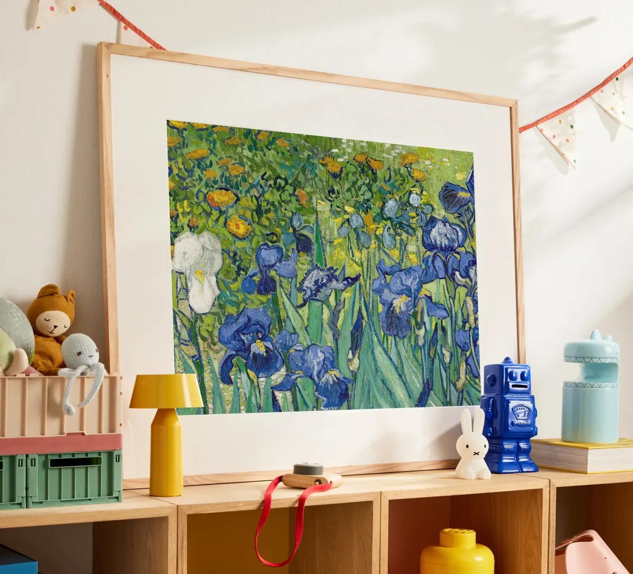 Iris ll poster con telaio in plastica da Christopher Soto