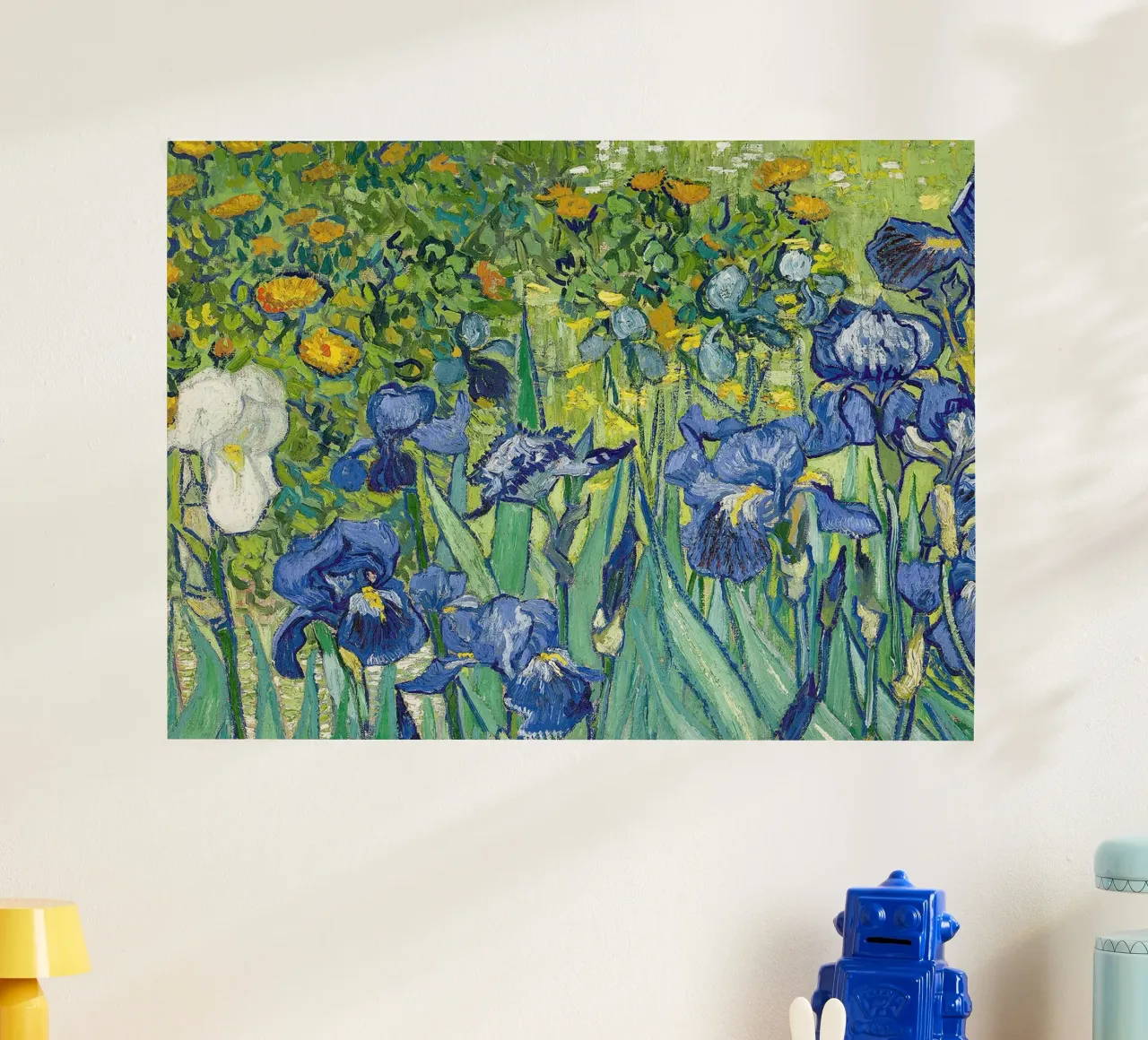 Iris ll poster con telaio in plastica da Christopher Soto