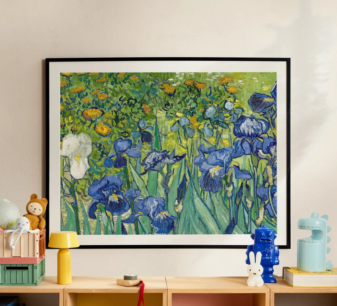 Iris ll poster con telaio in plastica da Christopher Soto