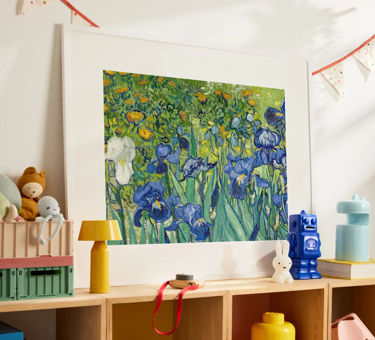 Iris ll poster con telaio in plastica da Christopher Soto