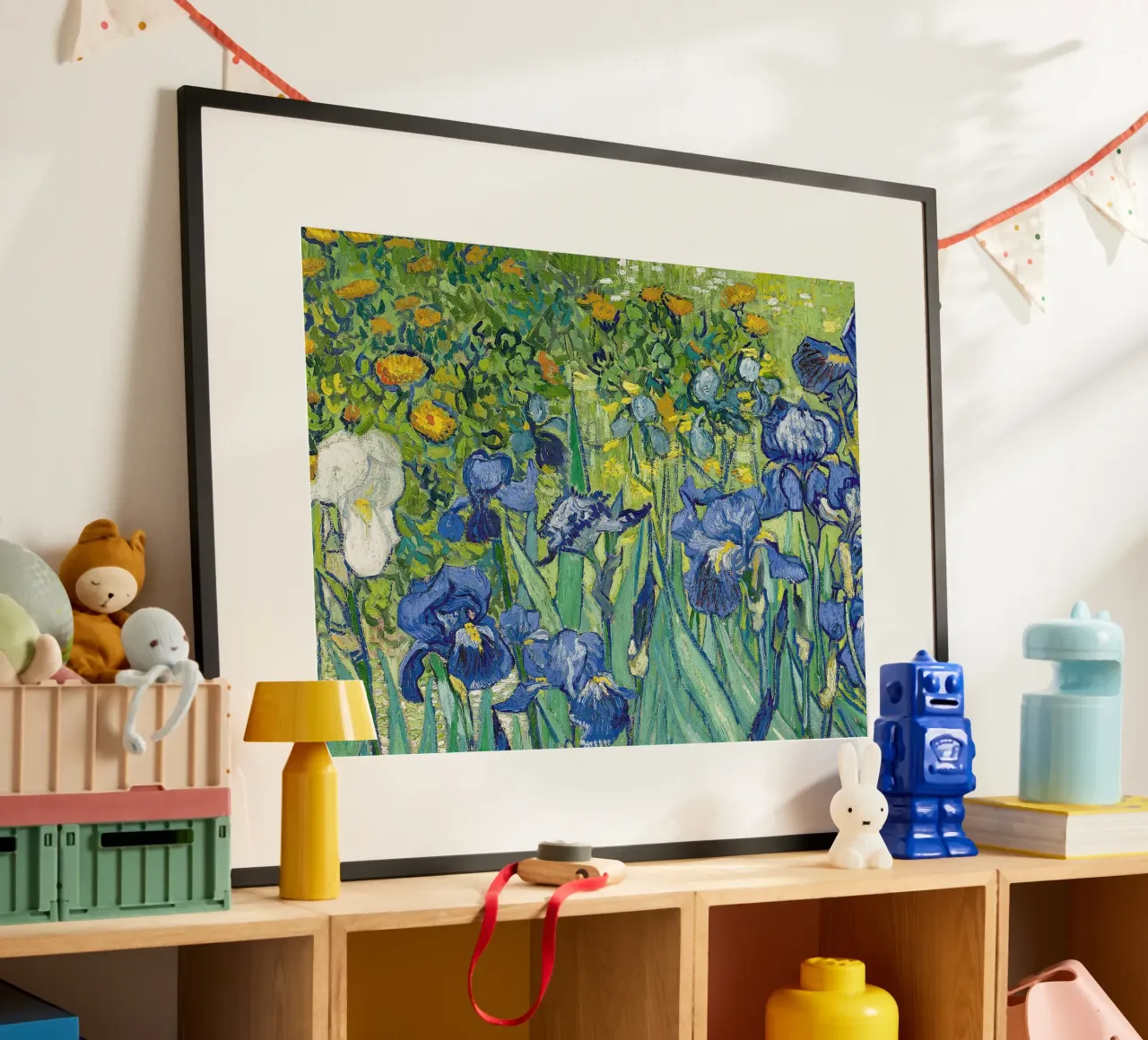 Iris ll poster con telaio in plastica da Christopher Soto