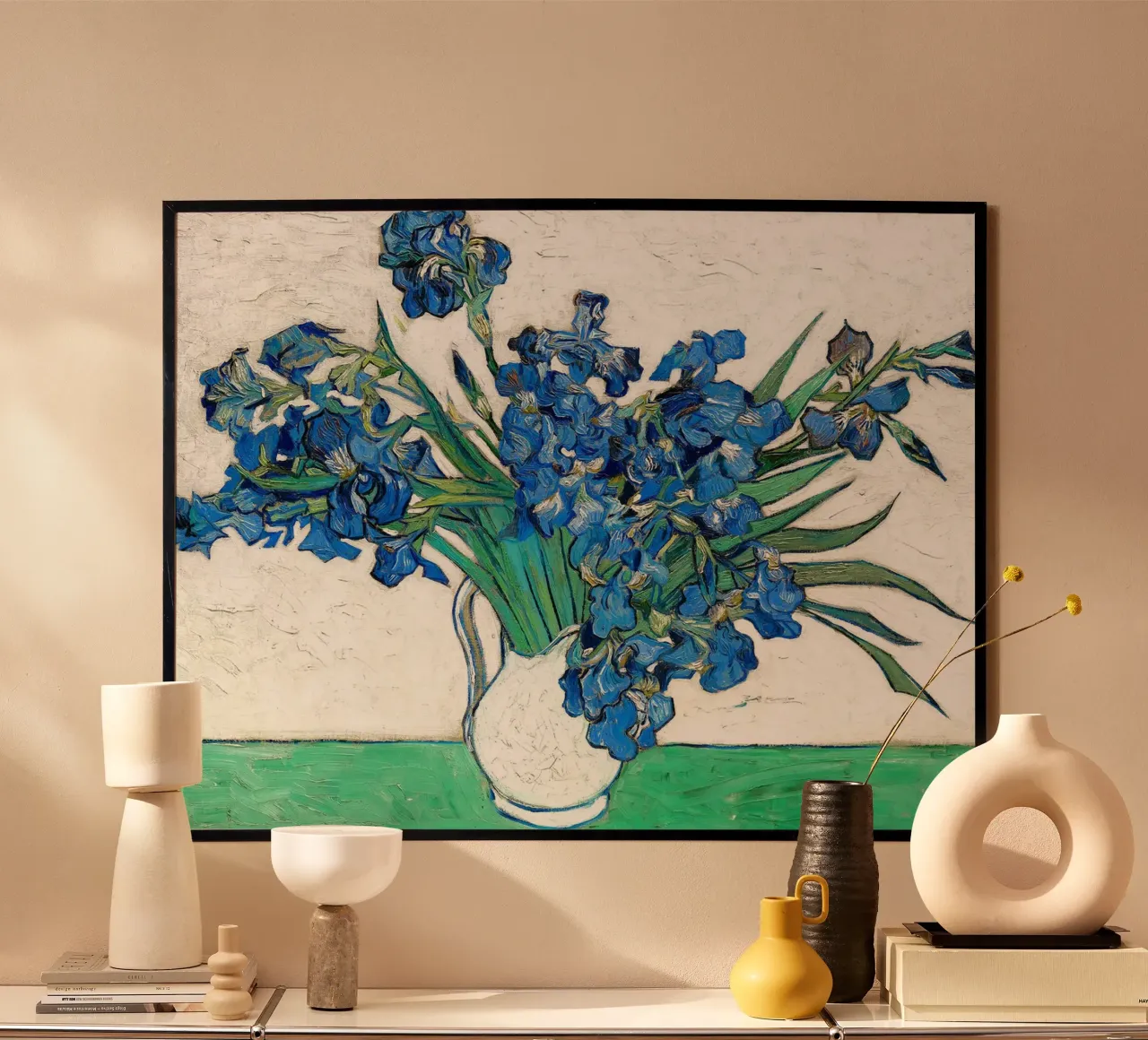 Iris poster con telaio in plastica da Christopher Soto