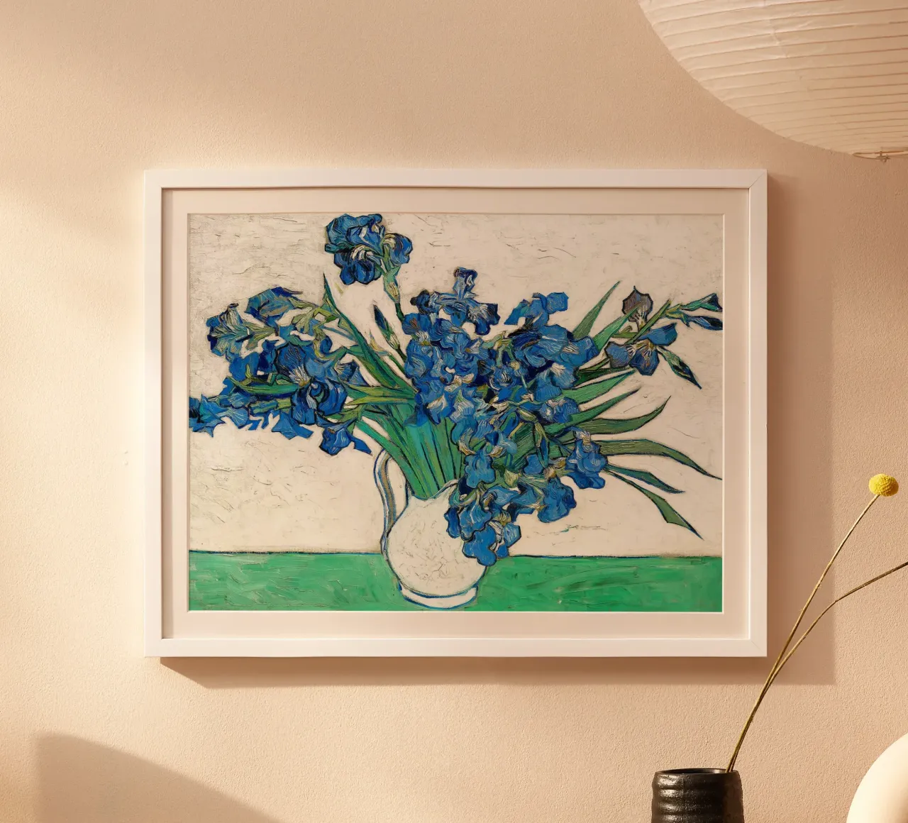 Iris poster con telaio in plastica da Christopher Soto