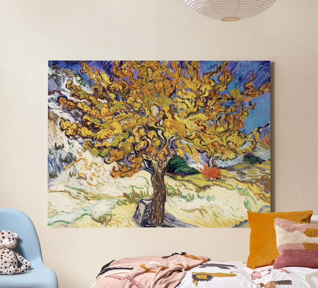 Mulberry Tree canvas with Floater frame by Christopher Soto
