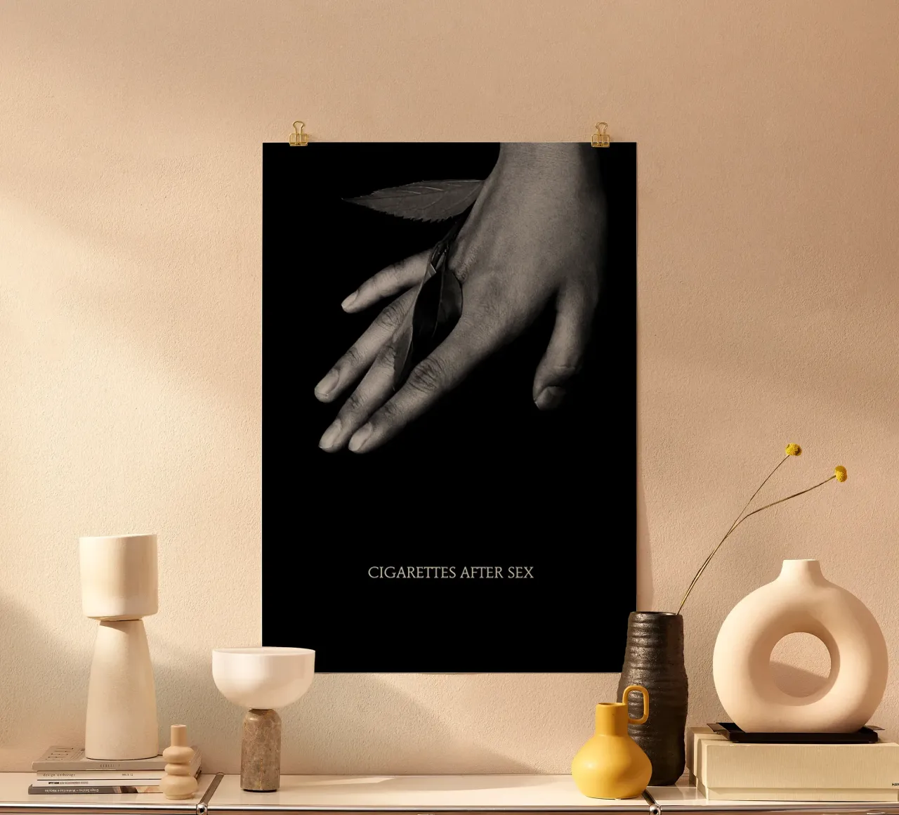 Sigarette dopo il sesso poster con telaio in plastica da shiners