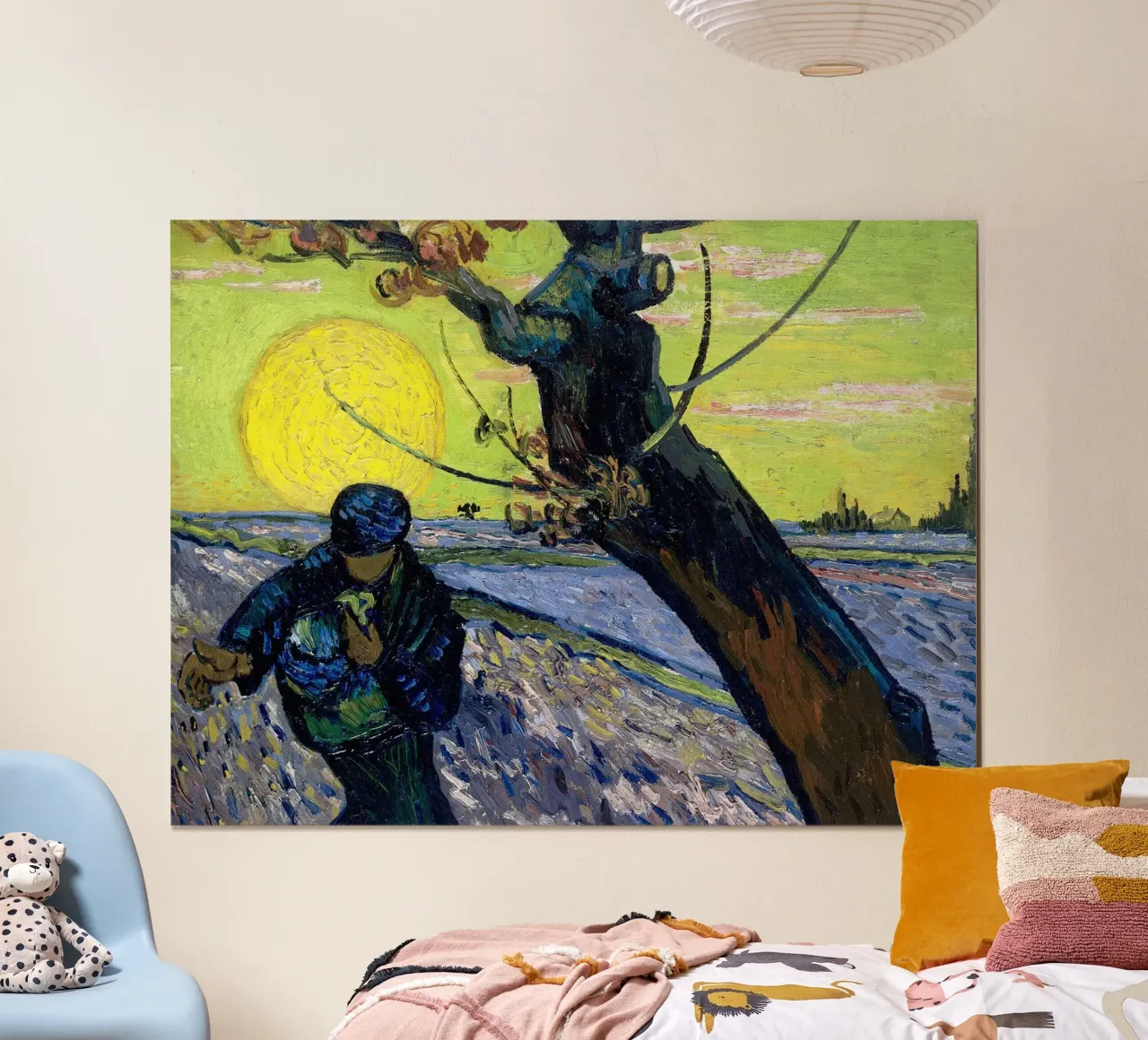 Il seminatore poster con telaio in plastica da Christopher Soto