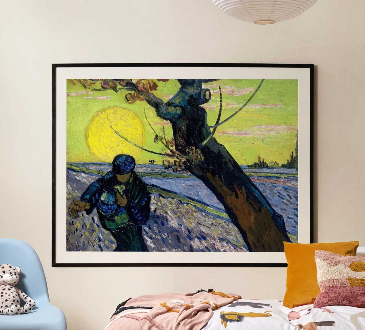 Il seminatore poster con telaio in plastica da Christopher Soto