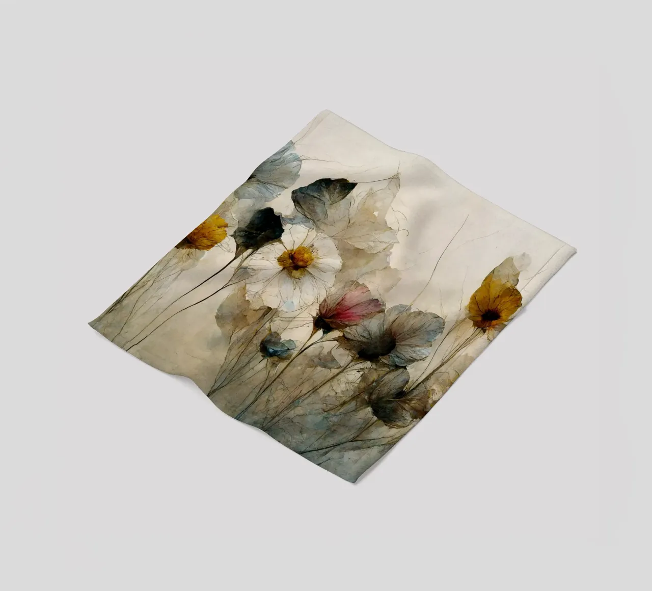 Dry Bouquet Fleecedecke von treechild