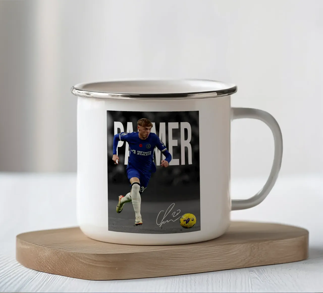 Cole Palmer tazza in smalto da shiners