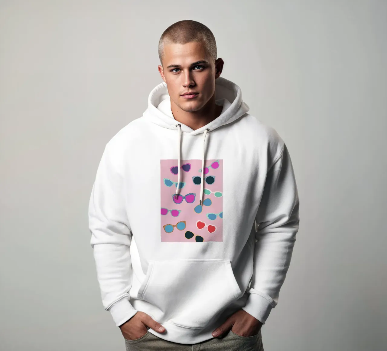 Occhiali da sole a volontà felpa con cappuccio da Asha Designs