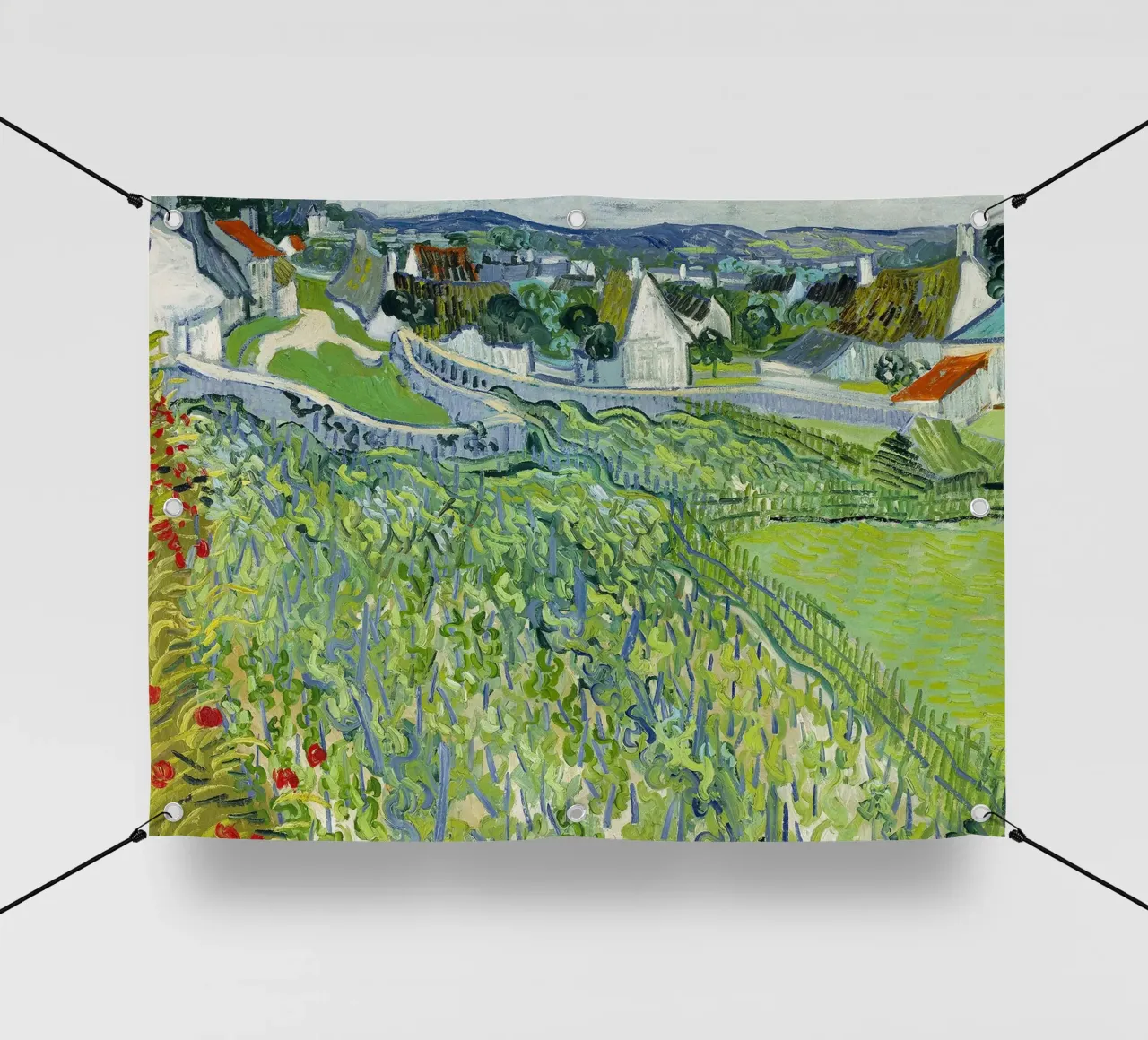 Vigneti di Auvers telo in pvc da Christopher Soto