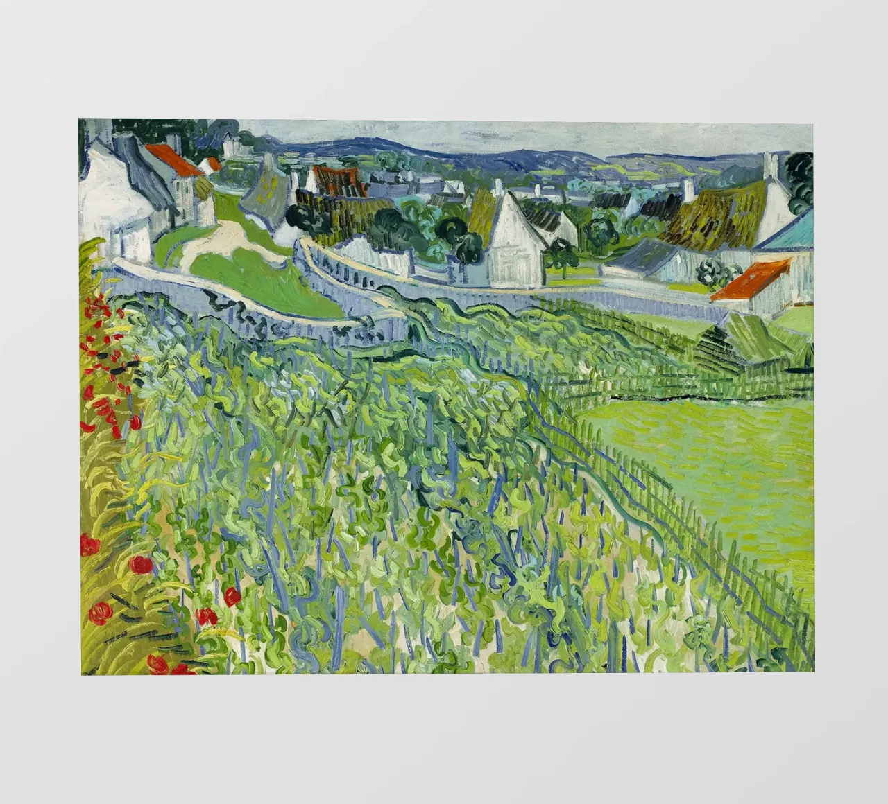 Vigneti di Auvers telo in pvc da Christopher Soto