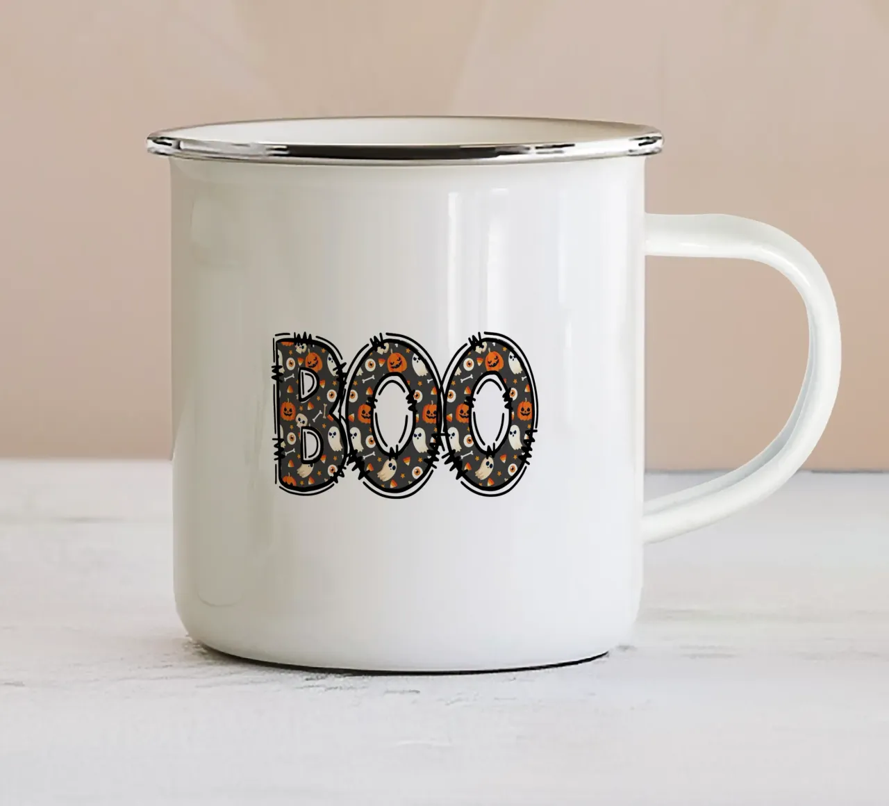 SOLO BOO tazza in smalto da ArtDesign by KBK