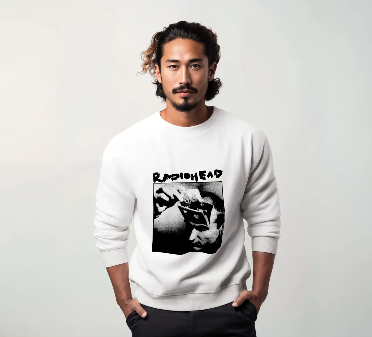 Head Is Memory - Groupe Radiohead sweat de https://www.juniqe.com/uk/shop/Henndraws