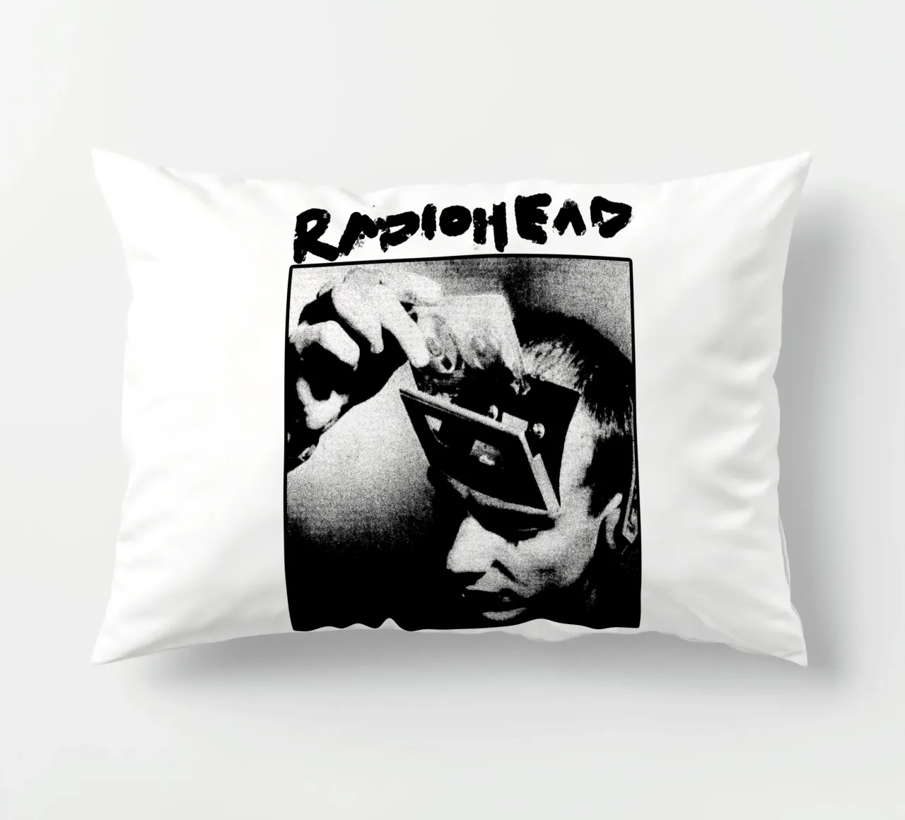Head Is Memory - Groupe Radiohead coussin de https://www.juniqe.com/uk/shop/Henndraws