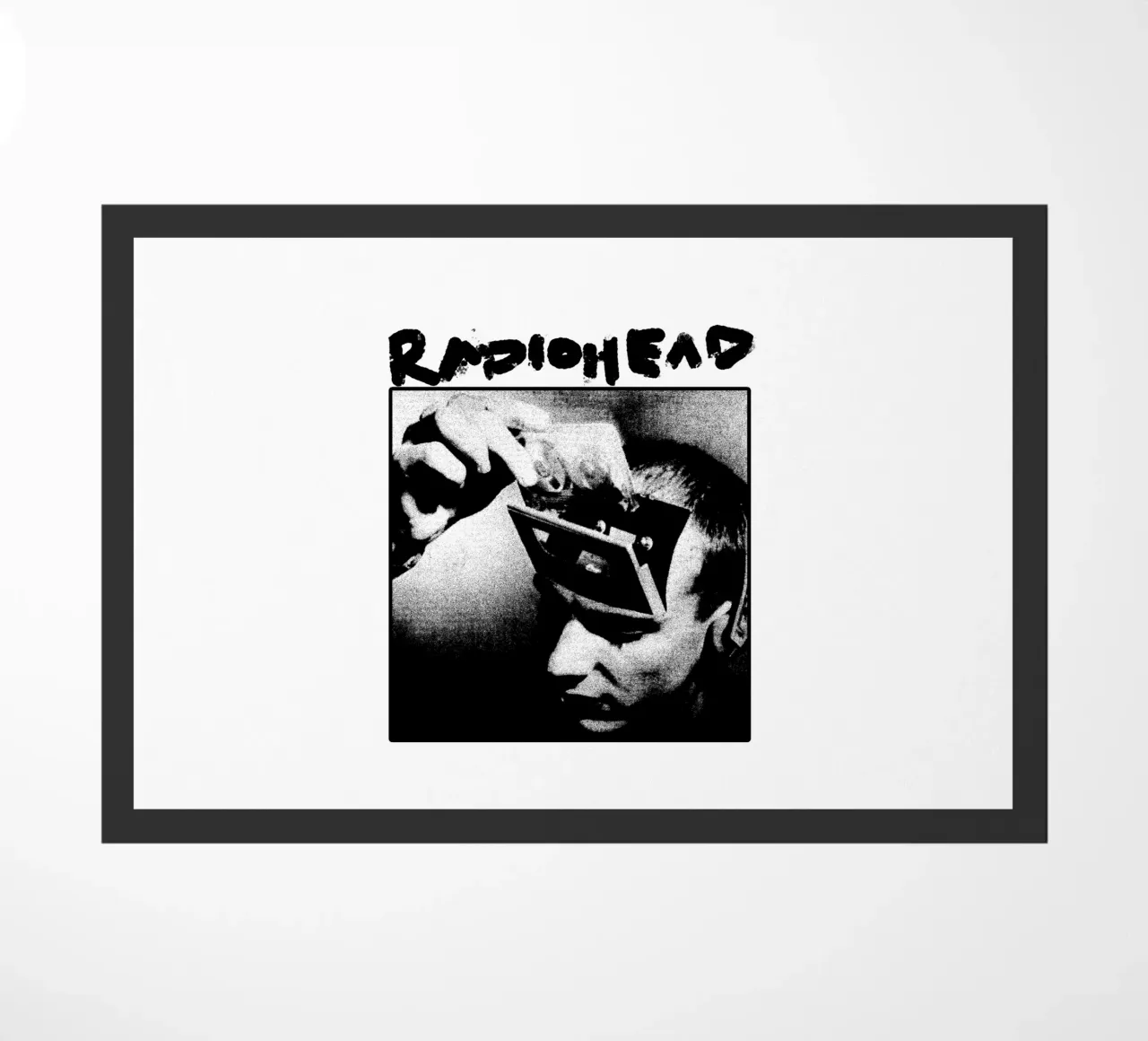 Head Is Memory - Groupe Radiohead paillasson de https://www.juniqe.com/uk/shop/Henndraws