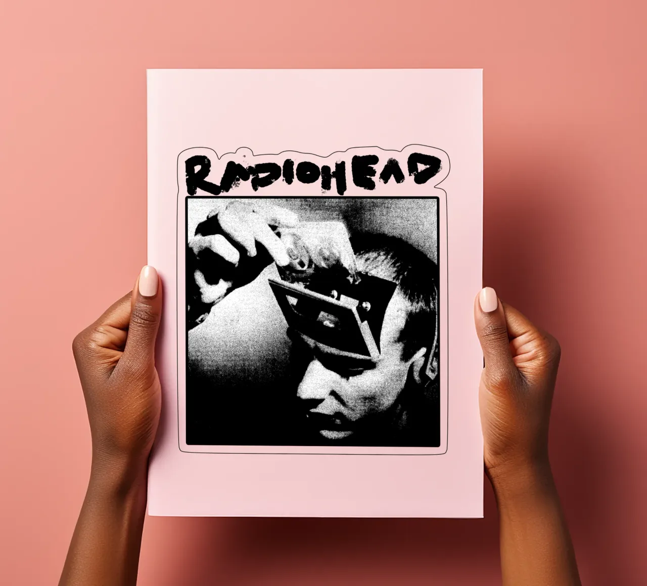 Head Is Memory - Groupe Radiohead planche autocollant de https://www.juniqe.com/uk/shop/Henndraws