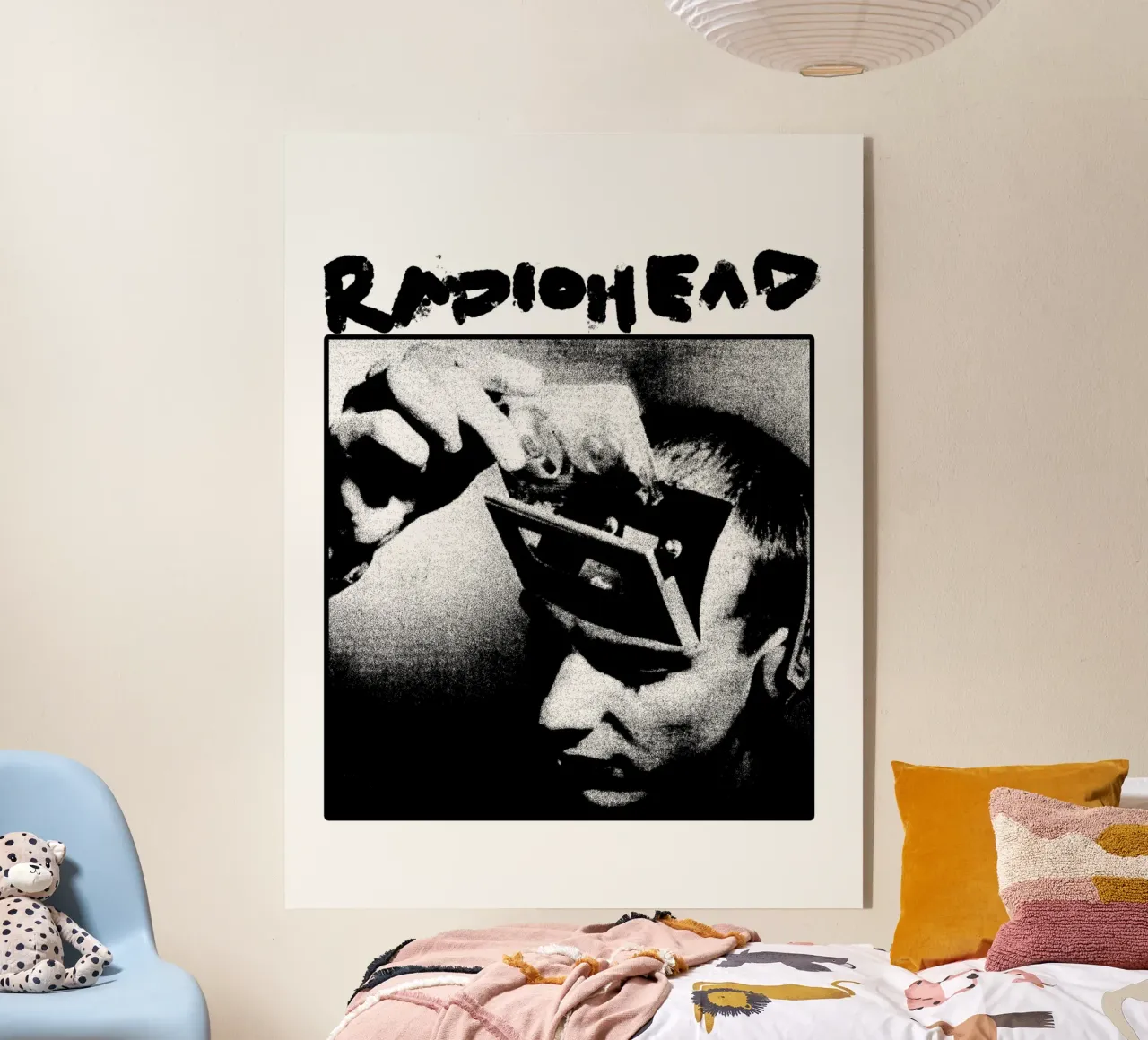 Head Is Memory - Groupe Radiohead plexiglas de https://www.juniqe.com/uk/shop/Henndraws