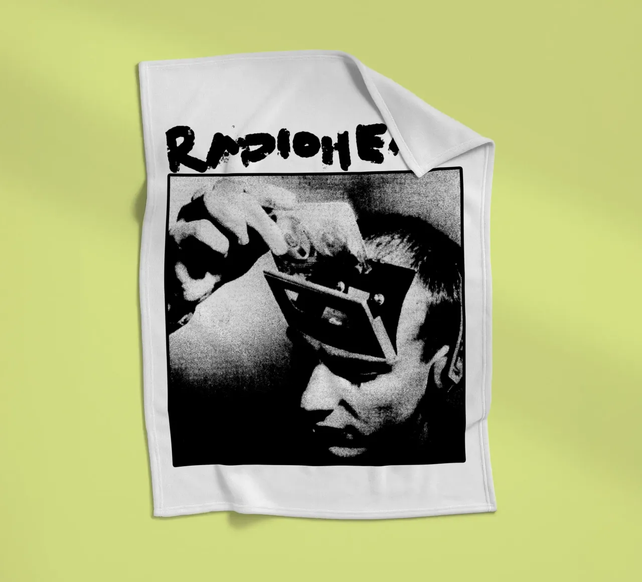Head Is Memory - Groupe Radiohead plaid polaire de https://www.juniqe.com/uk/shop/Henndraws