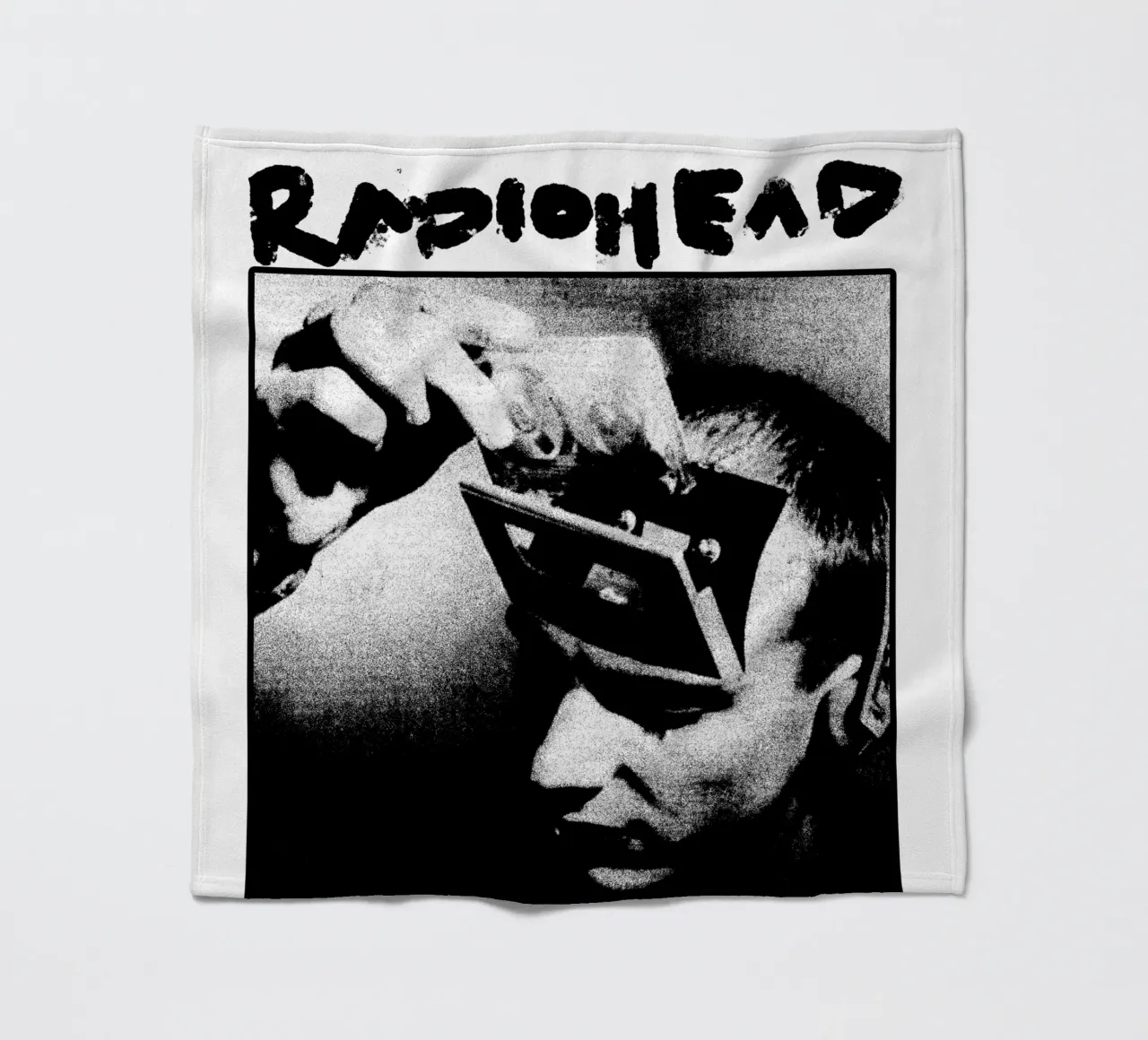 Head Is Memory - Groupe Radiohead plaid polaire de https://www.juniqe.com/uk/shop/Henndraws