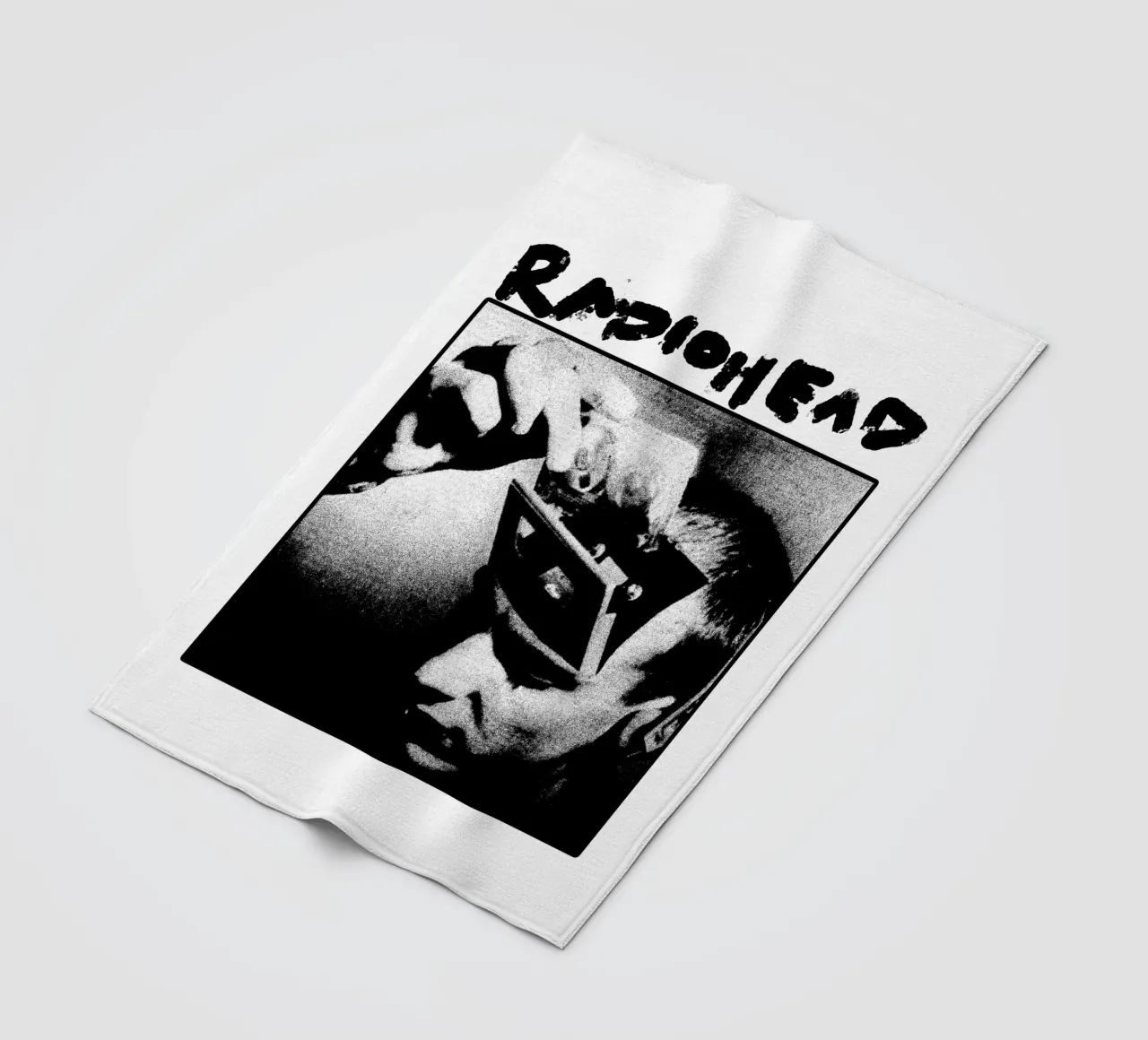 Head Is Memory - Groupe Radiohead plaid polaire de https://www.juniqe.com/uk/shop/Henndraws