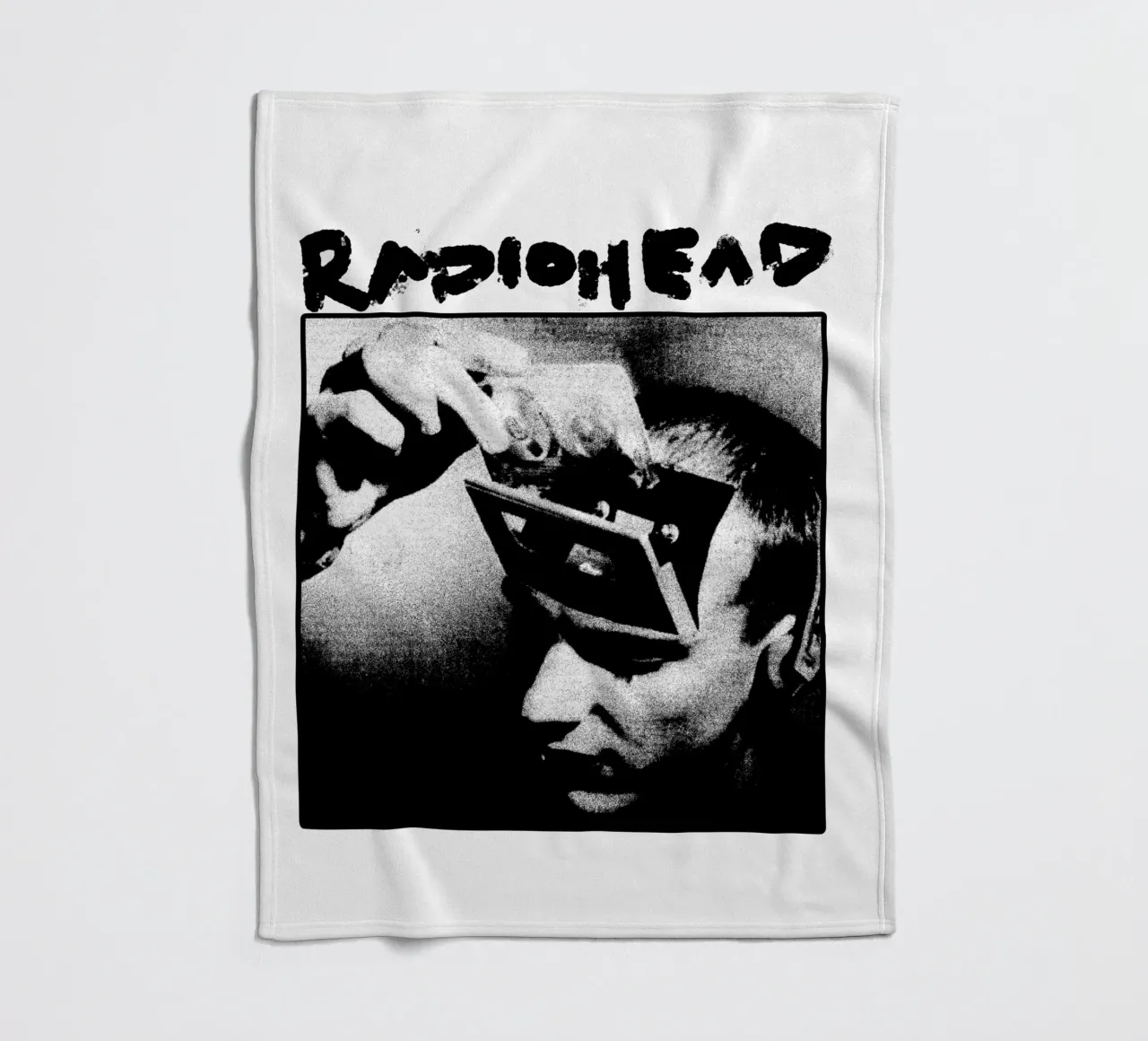 Head Is Memory - Groupe Radiohead plaid polaire de https://www.juniqe.com/uk/shop/Henndraws