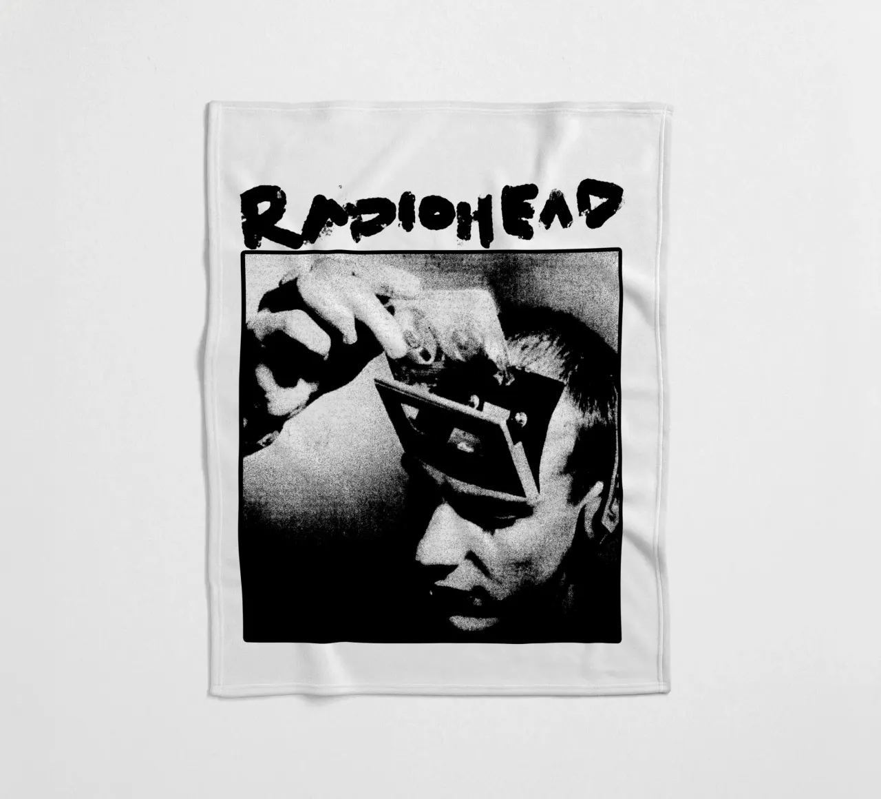 Head Is Memory - Groupe Radiohead plaid polaire de https://www.juniqe.com/uk/shop/Henndraws