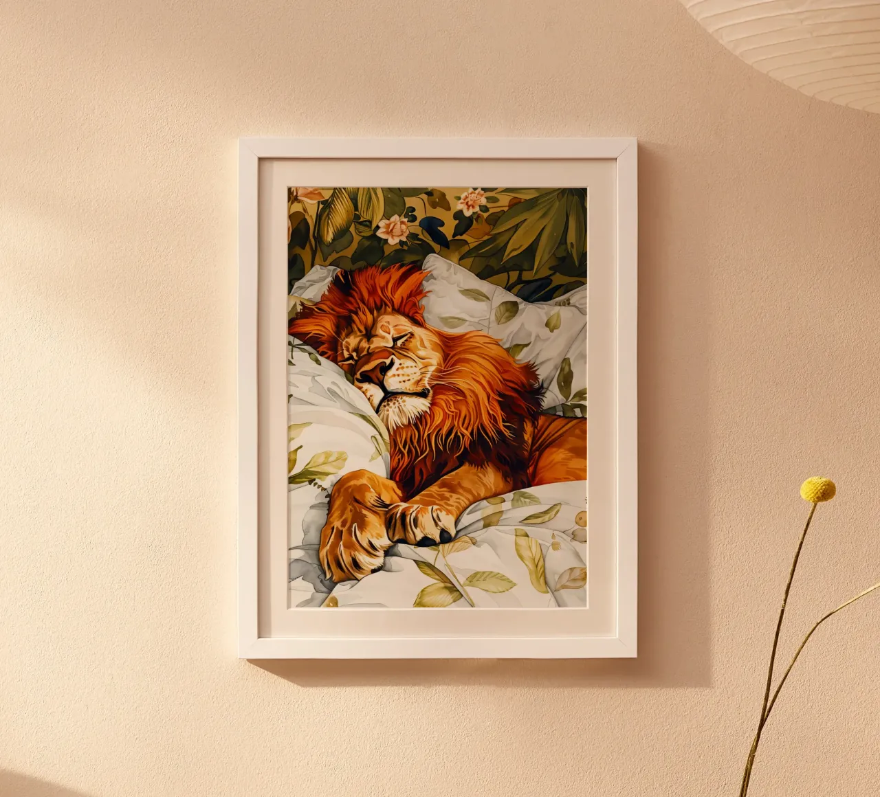 Il leone addormentato poster da Justyna Jaszke JBJart