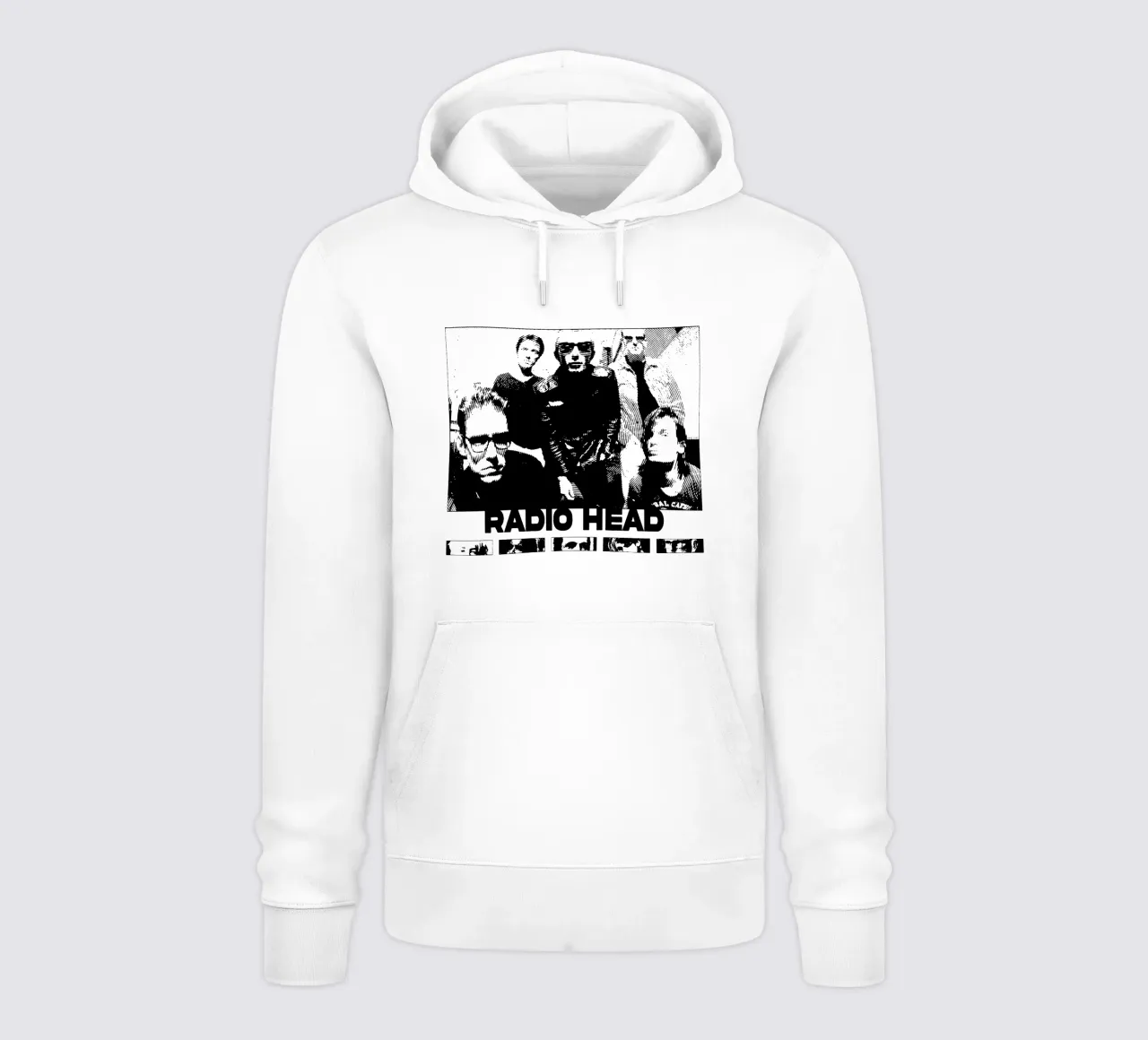 Band in stile retrò Radiohead felpa con cappuccio da https://www.juniqe.com/uk/shop/Henndraws