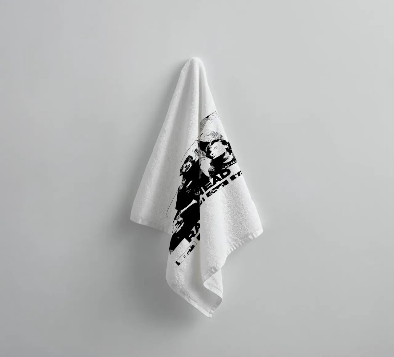 Groupe rétro Radiohead serviette de bain de https://www.juniqe.com/uk/shop/Henndraws
