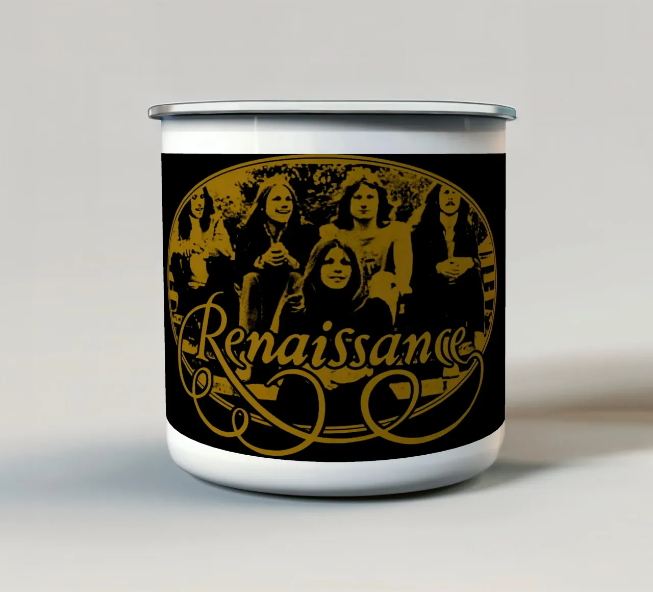 Gruppo inglese di rock progressivo tazza in smalto da mannys_artt